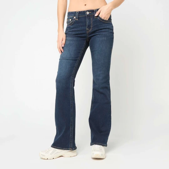 Zdjęcie produktu Becca Mid Rise Bootcut True Religion niebieski