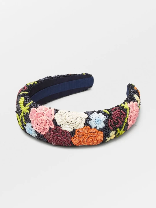 Zdjęcie produktu Becksöndergaard Opaska "Fleuriora" ze wzorem do włosów rozmiar: onesize
