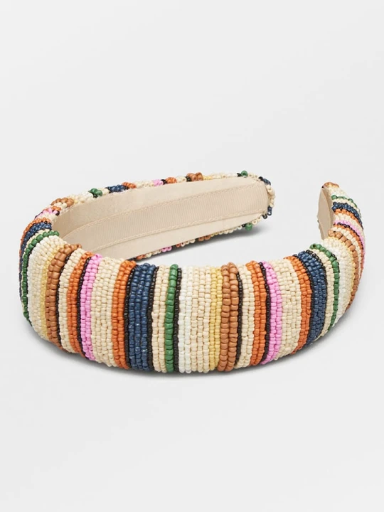 Zdjęcie produktu Becksöndergaard Opaska "Stripes" ze wzorem do włosów rozmiar: onesize