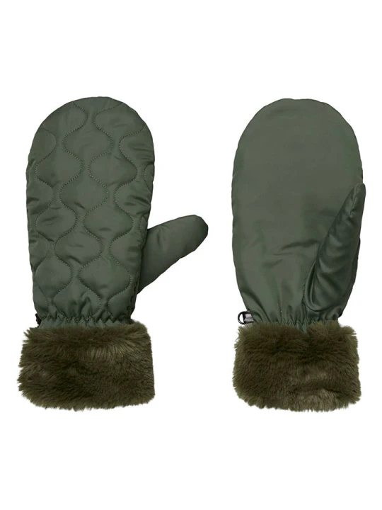 Zdjęcie produktu Becksöndergaard Rękawiczki "Makara" w kolorze ciemnozielonym rozmiar: M/L
