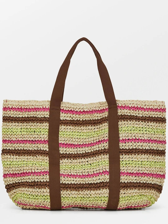 Zdjęcie produktu Becksöndergaard Shopper bag "Papel Berta" ze wzorem - 44 x 40 cm rozmiar: onesize