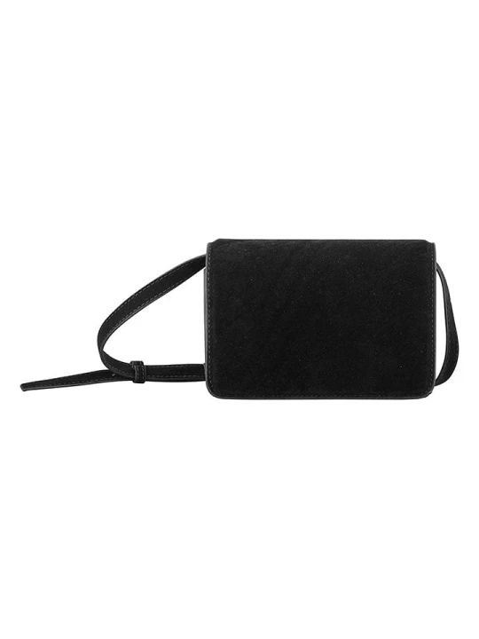 Zdjęcie produktu Becksöndergaard Torebka "Velvet Lula" w kolorze czarnym - szer. 28 cm rozmiar: onesize