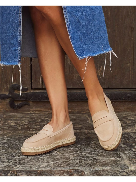 Zdjęcie produktu Bellucci Espadryle w kolorze beżowym rozmiar: 41
