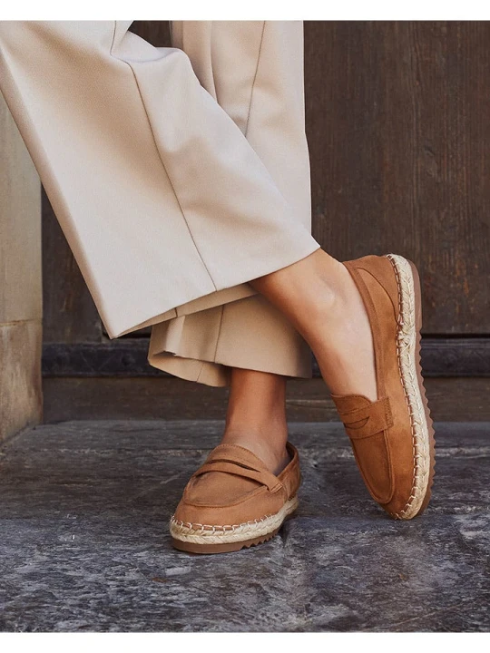 Zdjęcie produktu Bellucci Espadryle w kolorze jasnobrązowym rozmiar: 38