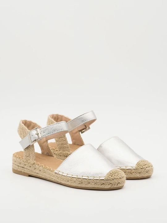 Zdjęcie produktu Bellucci Espadryle w kolorze srebrnym rozmiar: 36