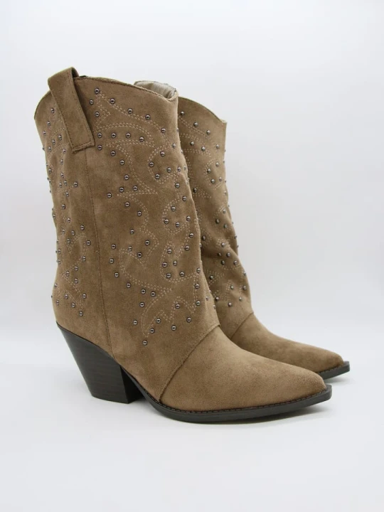 Zdjęcie produktu Bellucci Kowbojki w kolorze khaki rozmiar: 37