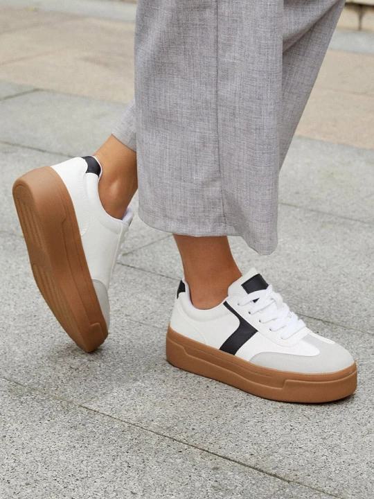 Zdjęcie produktu Bellucci Sneakersy w kolorze biało-czarno-szarym rozmiar: 41