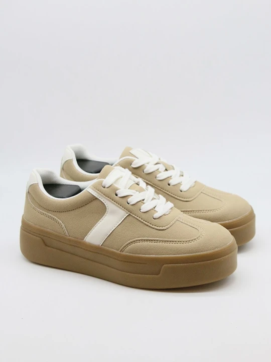 Zdjęcie produktu Bellucci Sneakersy w kolorze khaki rozmiar: 40