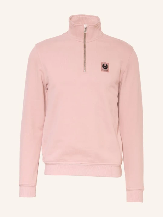 Zdjęcie produktu Belstaff Bluza Dresowa Typu Troyer rosa BLADORÓŻOWY