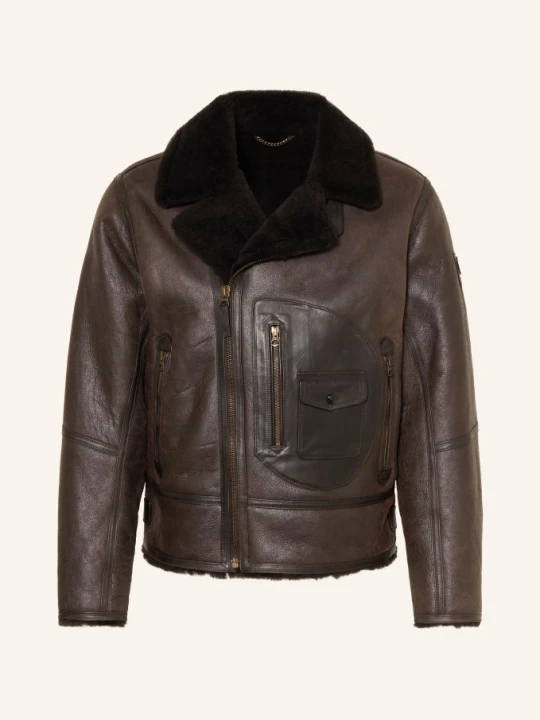 Zdjęcie produktu Belstaff Kurtka Skórzana Buxton braun