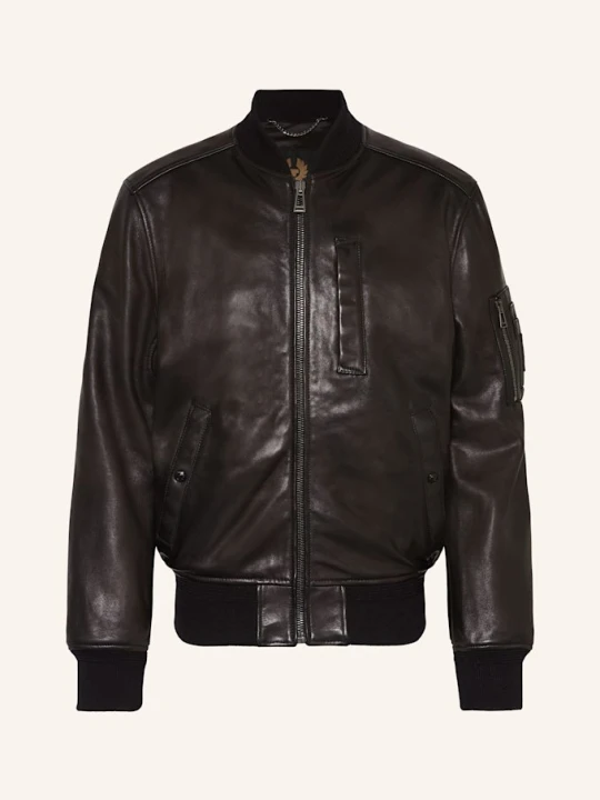 Zdjęcie produktu Belstaff Kurtka Skórzana Marker schwarz CZARNY