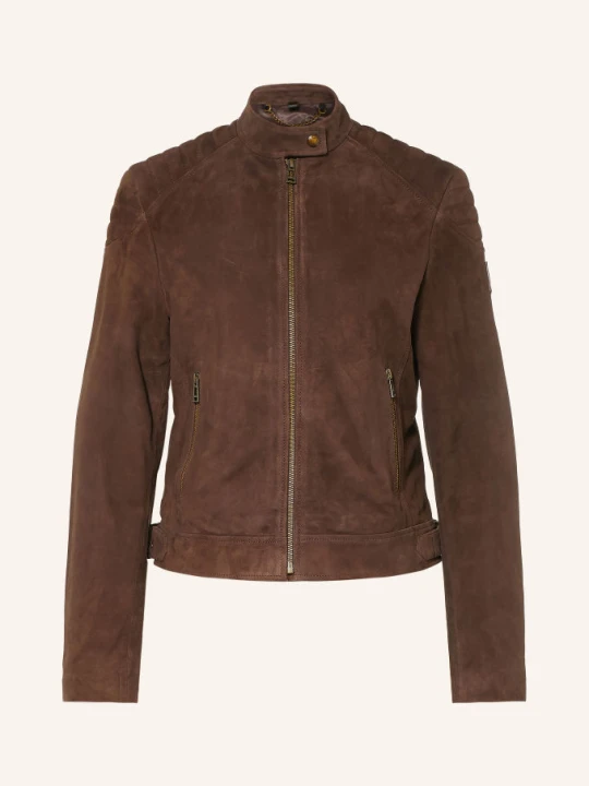 Zdjęcie produktu Belstaff Kurtka Skórzana Mollison braun CIEMNOBRĄZOWY