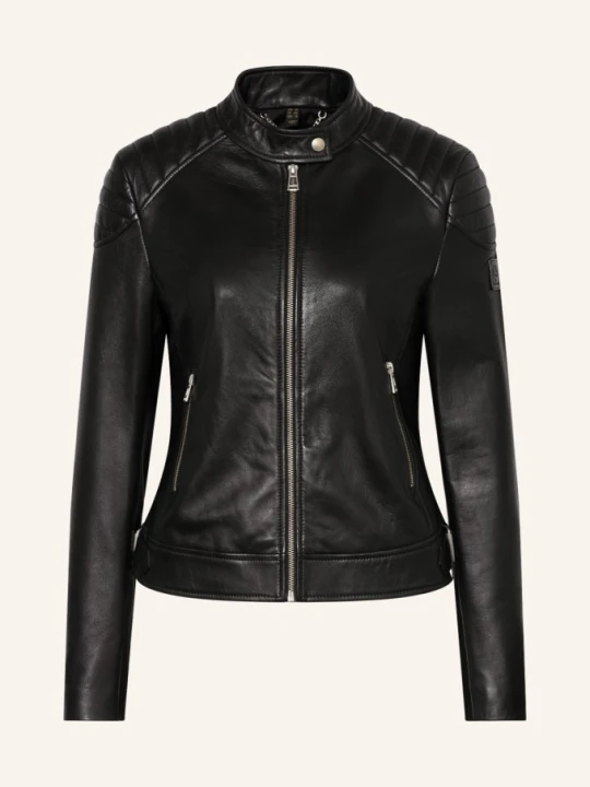 Zdjęcie produktu Belstaff Kurtka Skórzana Mollison schwarz CZARNY