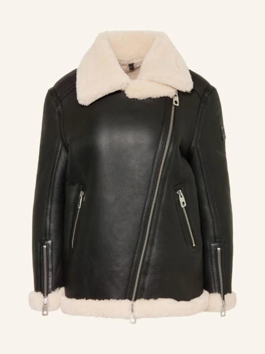 Zdjęcie produktu Belstaff Kurtka Skórzana Virden schwarz CZARNY
