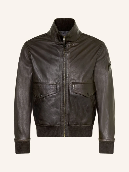 Zdjęcie produktu Belstaff Kurtka Skórzana Winchester braun CIEMNOBRĄZOWY