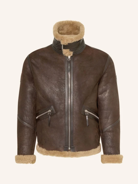 Zdjęcie produktu Belstaff Kurtka Skórzana Winterbrook braun