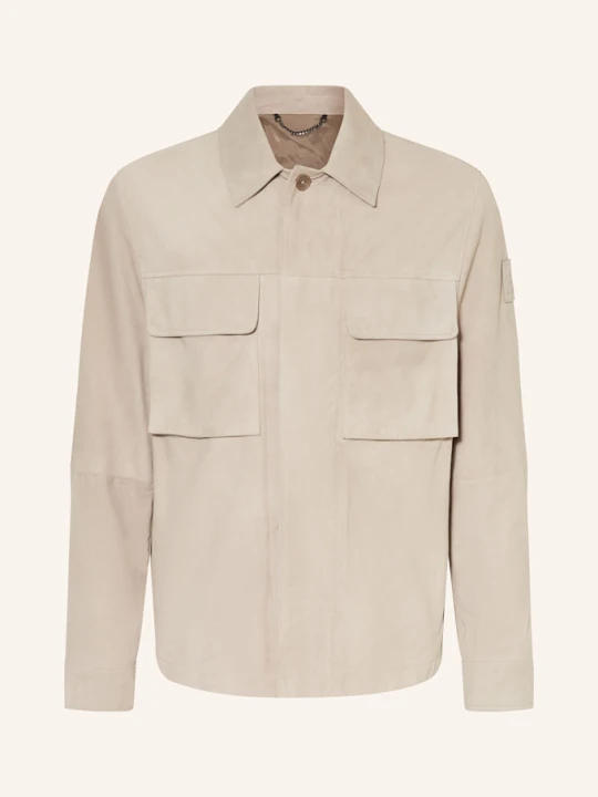 Zdjęcie produktu Belstaff Overjacket Ze Skóry Waymark beige MIĘTOWY