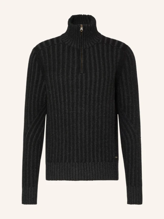 Zdjęcie produktu Belstaff Sweter Typu Troyer Lincoln grau CZIEMNOSZARY