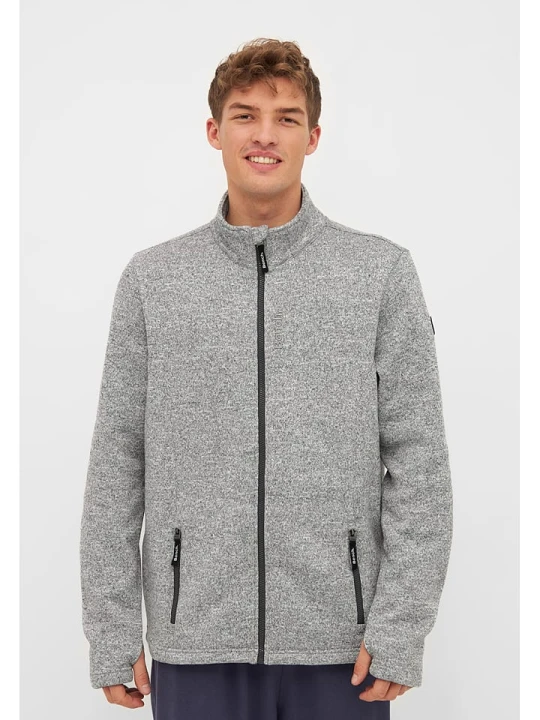 Zdjęcie produktu Bench Bluza polarowa "Agito" w kolorze szarym rozmiar: 52