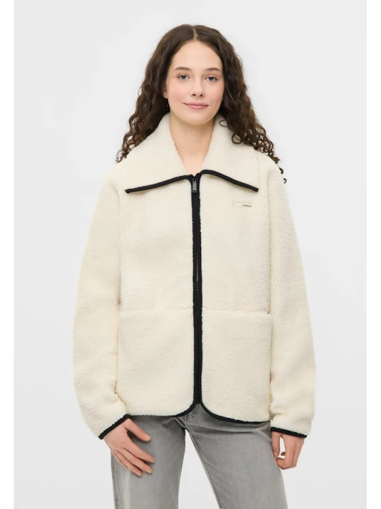 Zdjęcie produktu Bench Bluza polarowa "Riah" w kolorze kremowym rozmiar: 36