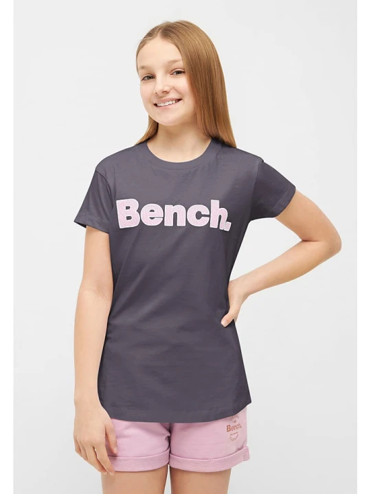 Zdjęcie produktu Bench Koszulka "Leora" w kolorze szarym rozmiar: 128
