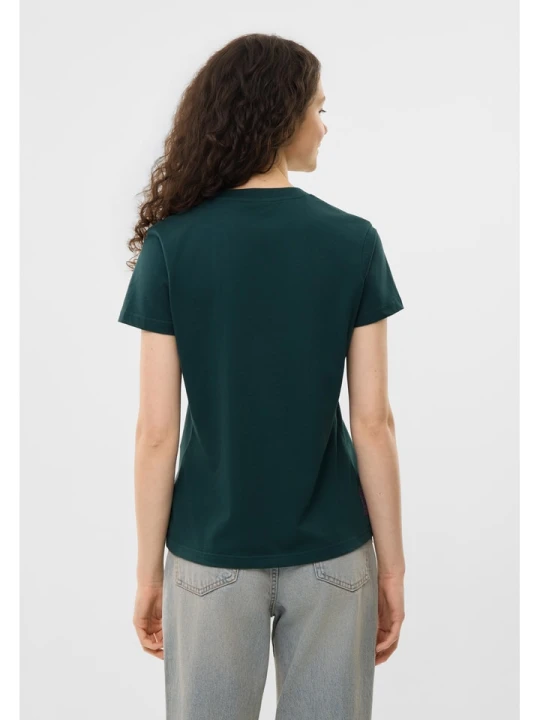 Zdjęcie produktu Bench Koszulka "Leora" w kolorze ciemnozielonym rozmiar: 42