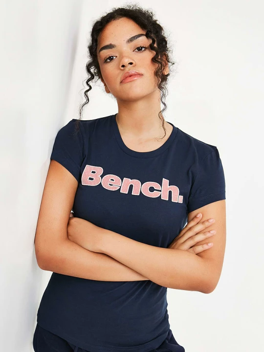 Zdjęcie produktu Bench Koszulka "Leora" w kolorze granatowym rozmiar: 42