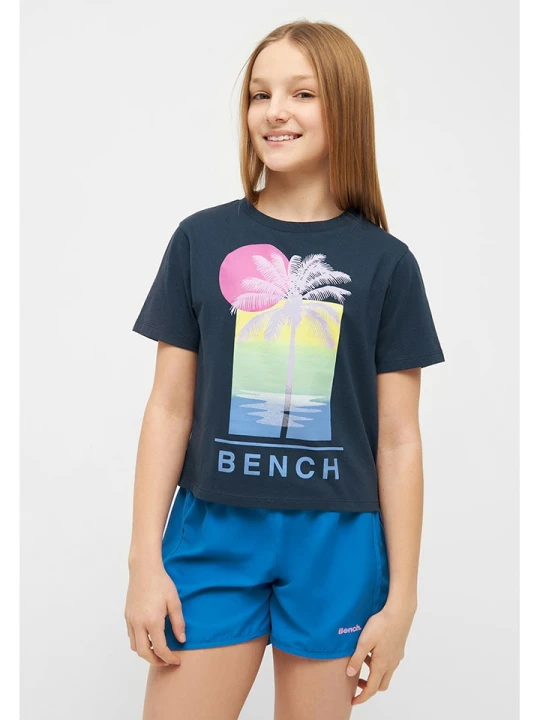 Zdjęcie produktu Bench Koszulka "Paradiso" w kolorze granatowym rozmiar: 128