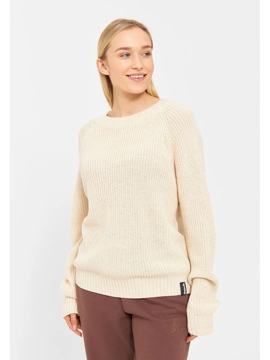 Zdjęcie produktu Bench Sweter "Georgiana" w kolorze beżowym rozmiar: 42