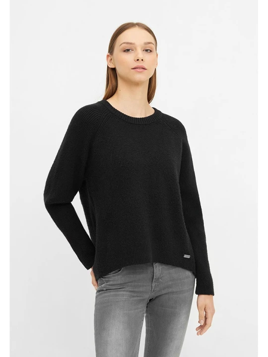 Zdjęcie produktu Bench Sweter "Kiruna" w kolorze czarnym rozmiar: 36