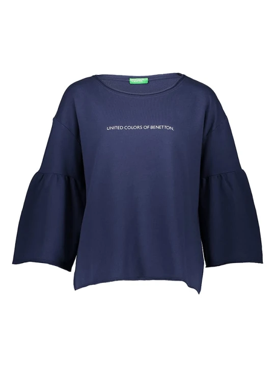 Zdjęcie produktu Benetton Bluza w kolorze granatowym rozmiar: M