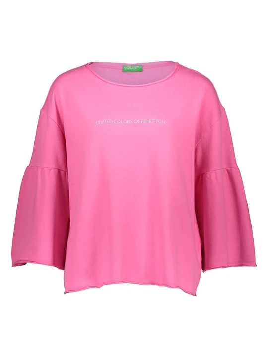 Zdjęcie produktu Benetton Bluza w kolorze jasnoróżowym rozmiar: M