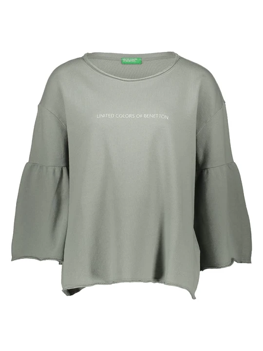 Zdjęcie produktu Benetton Bluza w kolorze zielonym rozmiar: S