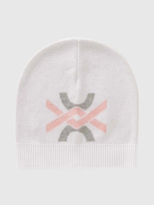 Zdjęcie produktu Benetton Czapka beanie w kolorze białym rozmiar: 130