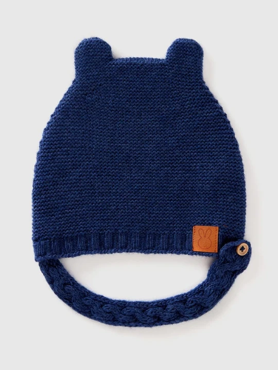 Zdjęcie produktu Benetton Czapka w kolorze granatowym rozmiar: 74