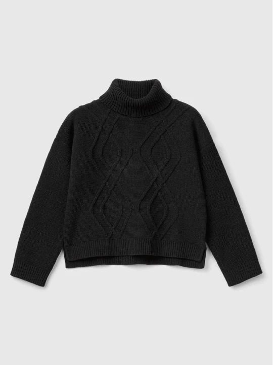 Zdjęcie produktu Benetton Golf w kolorze czarnym rozmiar: 130