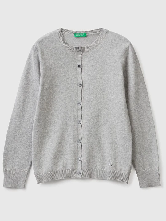 Zdjęcie produktu Benetton Kardigan w kolorze szarym rozmiar: 122