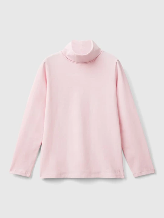 Zdjęcie produktu Benetton Koszulka w kolorze jasnoróżowym rozmiar: 130