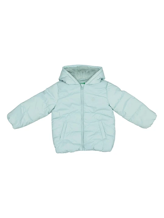 Zdjęcie produktu Benetton Kurtka pikowana w kolorze błękitnym rozmiar: 98