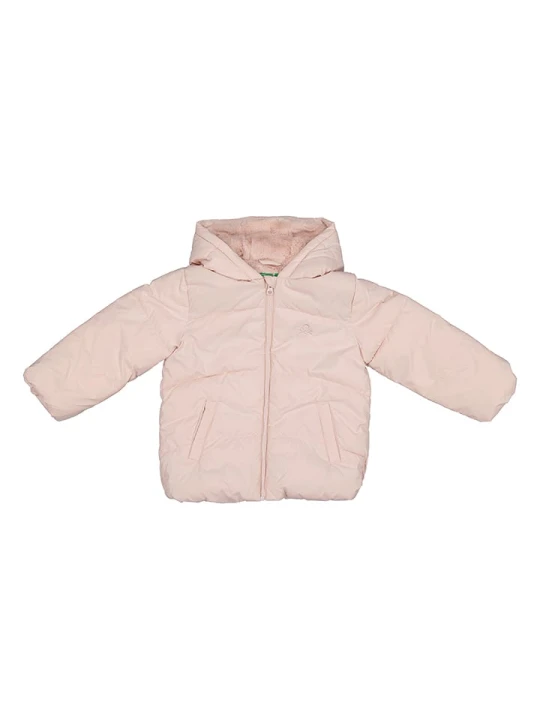 Zdjęcie produktu Benetton Kurtka pikowana w kolorze jasnoróżowym rozmiar: 104