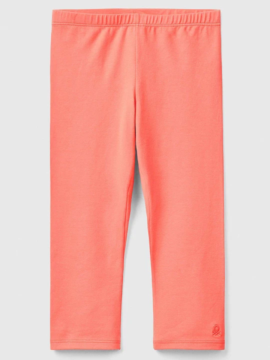 Zdjęcie produktu Benetton Legginsy w kolorze brzoskwiniowym rozmiar: 130