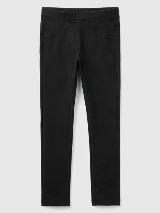 Zdjęcie produktu Benetton Legginsy w kolorze czarnym rozmiar: 130