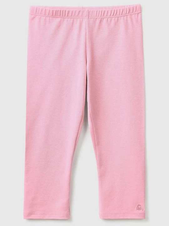 Zdjęcie produktu Benetton Legginsy w kolorze jasnoróżowym rozmiar: 168