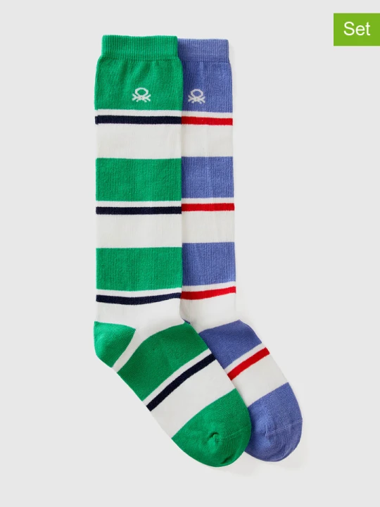 Zdjęcie produktu Benetton Skarpety (2 pary) ze wzorem rozmiar: 20-24