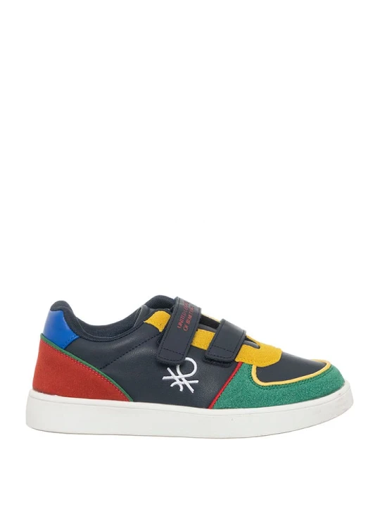 Zdjęcie produktu Benetton Sneakersy w kolorze granatowo-zielono-żółtym rozmiar: 31