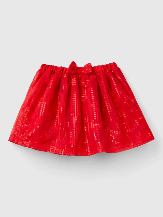 Zdjęcie produktu Benetton Spódnica w kolorze czerwonym rozmiar: 82