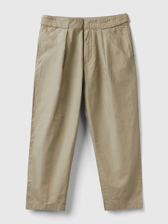 Zdjęcie produktu Benetton Spodnie w kolorze khaki rozmiar: 160