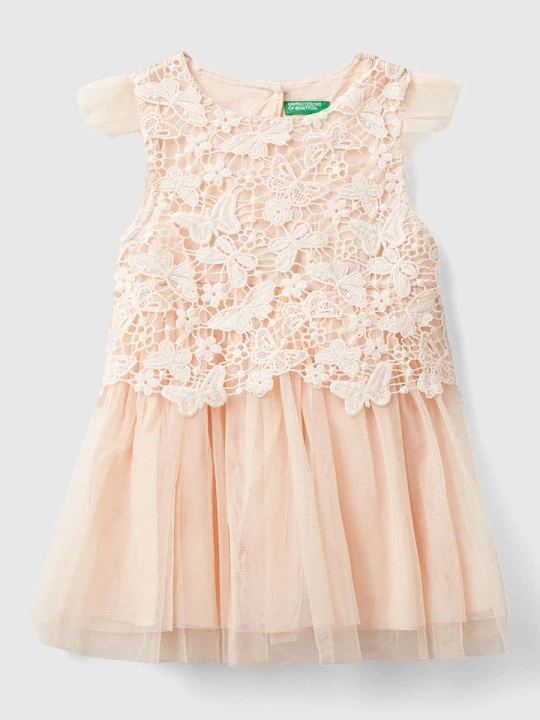 Zdjęcie produktu Benetton Sukienka w kolorze jasnoróżowym rozmiar: 82