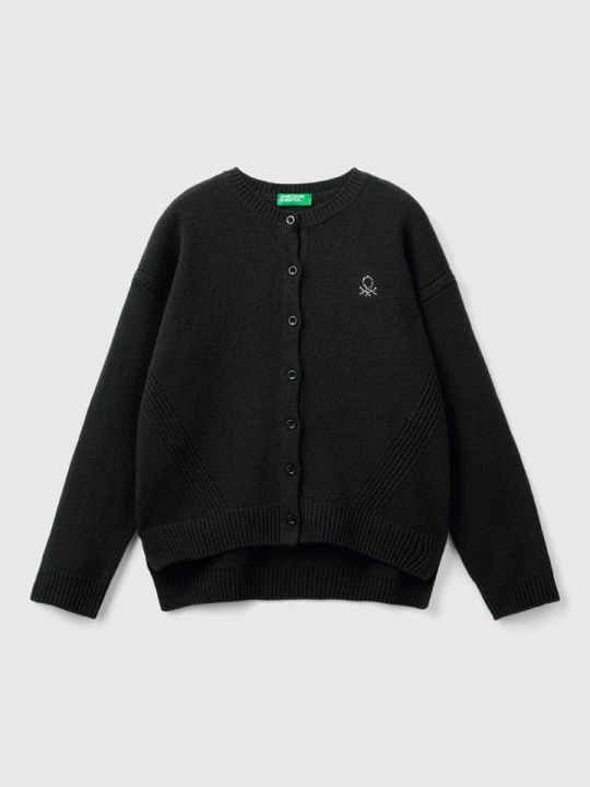 Zdjęcie produktu Benetton Sweter w kolorze czarnym rozmiar: 122