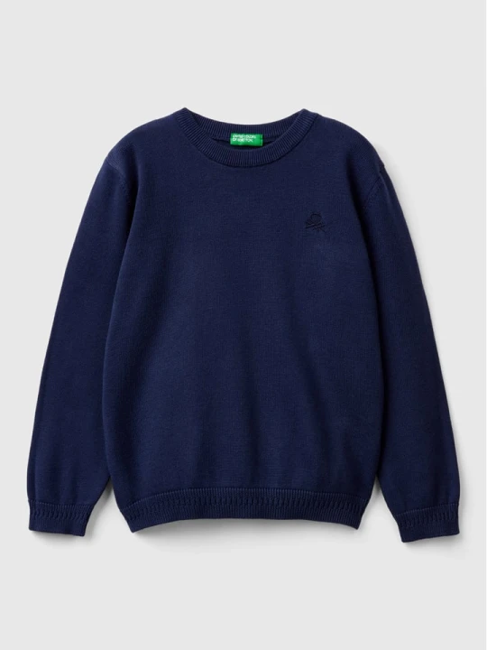 Zdjęcie produktu Benetton Sweter w kolorze granatowym rozmiar: 110